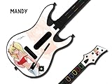 Protective skins for Guitar Hero 4 "World Tour" Guitar, fits Xbox 360, PS3 Playstation 3 - MANDY