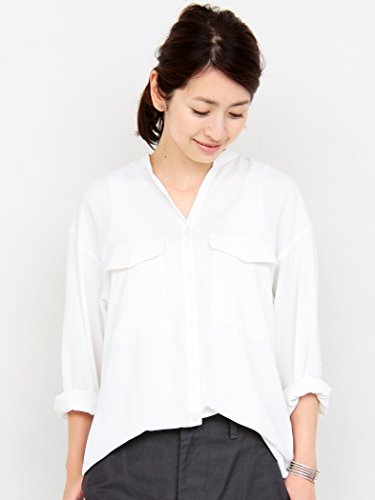 (ビューティ&ユース ユナイテッドアローズ) BEAUTY&YOUTH UNITED ARROWS BY∴ マットサテンミリタリースタンドカラーシャツ -手洗い可能- 16111041949