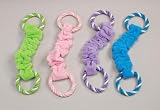 SET OF 4 - Rope Bungee Tug Toys