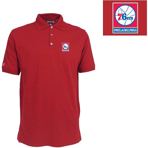 Antigua Philadelphia 76ers Classic Pique Polo