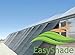Easyshade Blk40 Sunblock Black 40% Shade Cloth UV Resistant Fabric 10ft X 20ft