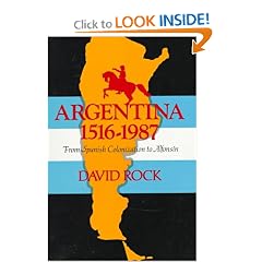 Argentina, 1516-1987: From Spanish Colonization to Alphonsín. (Updated)