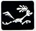 Sports : Aufkleber Roadrunner Schwarz Sticker (Nr. 0503)