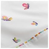 Freckles Butterfly Garden Twin Cotton Blanket