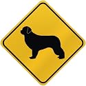 ONLY " NEWFOUNDLAND " CROSSING SIGN DOG