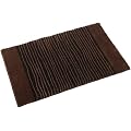 Kleine Wolke 5459301360 Badteppich Relief 60 x 100 cm nussbraun
