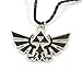 Dancingstars Legend of Zelda Triforce Necklace (Silver #B)