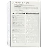 C-Line Clear Top-Loading Heavyweight Poly 8 1/2 x 5 1/2 Inch Sheet Protectors 50 Count (62058)