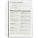 Office Products : C-Line 62058 Top load clear poly heavy poly sheet protectors for 8-1/2x5-1/2 inserts, 50/bx