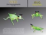 Stick the Praying Mantis Looking Glass Torch SculptureIMAGE