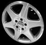 02 MERCEDES BENZ SL600 sl-600 ALLOY WHEEL RIM 17 INCH, Diameter 17, Width 8.25 (5 SPOKE), BRIGHT SILVER, 1 Piece Only, Remanufactured (2002 02) ALY65267U20