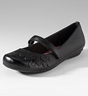 Older Girls' 3D Floral Design School Shoes Older Girls' 3D Floral Design School Shoes