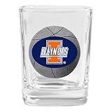 Illinois Fighting Illini NCAA Basketball Square Shot Glass