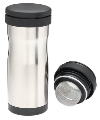Thermos Nissan 12-Ounce Stainless-Steel Tea Tumbler with Infuser