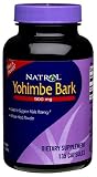 Natrol Yohimbe, 500 mg, 135 Capsules (Pack of 3)