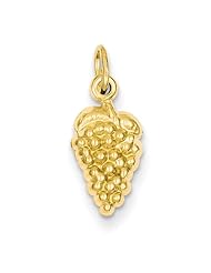 14k Grapes Charm