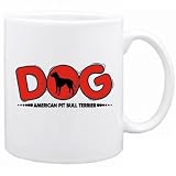 New American Pit Bull Terrier / Silhouette - Dog Mug Dog