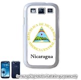 Nicaragua Coat of Arms Flag Samsung Galaxy S3 i9300 Case Cover Skin White