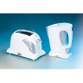 Haden 11489 Breakfast Twin Pack, Kettle/Toaster (White)