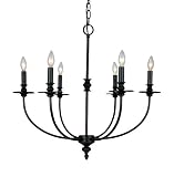 Landmark 286-OB Hartford 6-Light Chandelier, 24-Inch, Oil Rubbed