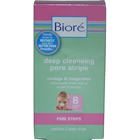 Biore Bandes de nettoyage en profondeur - Pour les pores du nez - 8/paquet
