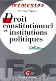 Droit constitutionnel et institutions politiques