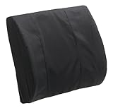 DMI Standard Lumbar Cushion with Strap Black