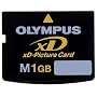 Olympus 1GB Type M XD Card with panorama function and Exclusive 6 way jewel case bundle (case holds one of  XD,CF,SD,MMC, Memory stick, or SM)