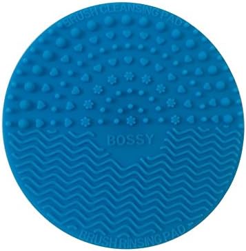 Karmax Silicone Brushes Scrubber Board - Cosmetic and Body Paint Brushes Cleaning Tools (Blue)