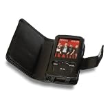EASYi - Leather Wallet case for Sony Walkman with Voice Recording Function 4GB 8GB 16GB NWZE443B NWZE444B NWZE445B NWZE444R NWZE443R NWZE445R