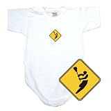 BABY BODYSUIT WHITE  SIGN LACROSSE  3 - 6 Months