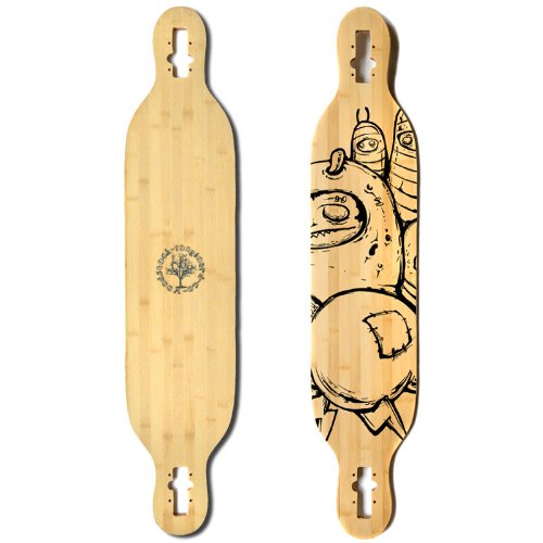 Woodstock Free Lovin Bamboo 41.5 Inch Longboard Deck 2014