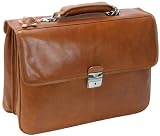 Review Tony Perotti  / Tony Perotti Verona Triple Compartment Briefcase Leather Business Cases