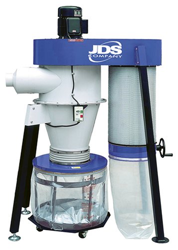 JDS Company 14042 Cyclone-II 2000-CK 2 Horsepower 1,900 CFM Cyclone Dust Collector, 220-Volt 1 Phase