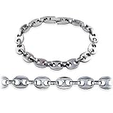 Stainless Steel Gucci Link Bracelet, 8