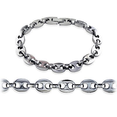 Stainless Steel Gucci Link Bracelet, 8