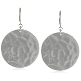 Kenneth Cole New York Hammered Silver-tone Dro