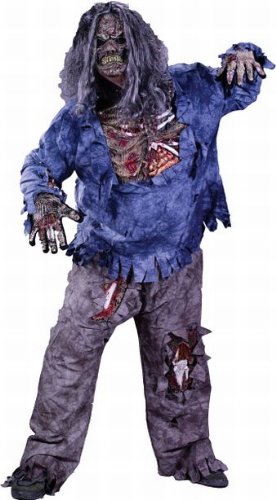 Plus Size Skeleton Zombie Costume
