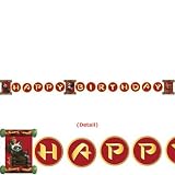 Kung Fu Panda Letter Banner
