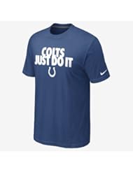 Sports: Nike Indianapolis Colts Just Do It T-Shirt - Royal Blue (XL) - NIKE