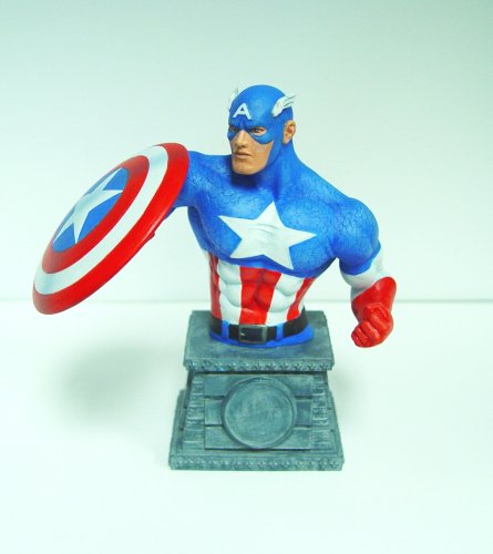  Captain America Bust Paperweight