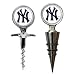 New York Yankees Cork Screw and Wine Bottle Topper Set