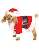 Velour Santa Claus Dog Christmas Pet Costume