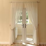 Slot Top Voile Panel - Cream 59" wide x 90" drop