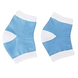 Footfull Gel Heel Moisturising Socks/Protectors for Dry Cracked Skin/Foot Pain Relief