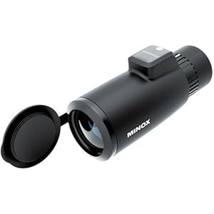 Minox MD 7x42 C Waterproof Monocular with Integrated Compass (Black) Includes Wrist Strap & Case