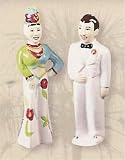 Latin CUBAN dance decor tropical SALT AND PEPPER SHAKER