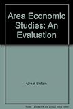 Area economic studies : an evaluation