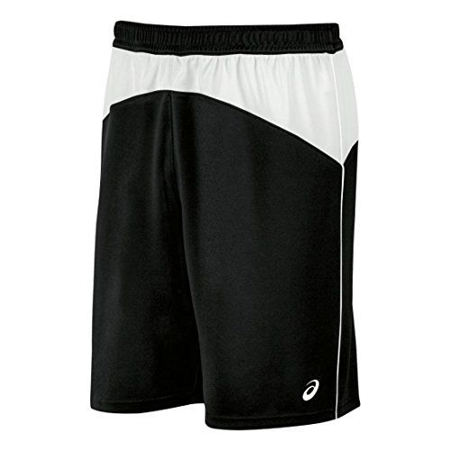 ASICS Mens X-Over Short, black/White, Medium