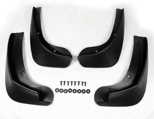 Black Auto parts 4PCS Mudguard Splash Guard Mud 